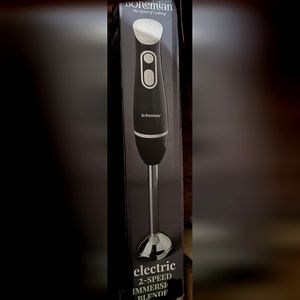 Bohemian The Spirit Of Cooking Electric 2-speed Immersion Blender